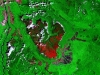 Vertikálna Amazónia I. - satelitný záber stolovej hory Auyán Tepuí