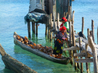 Panama, súostrovie San Blas, indiáni Kuna