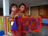 Panama, súostrovie San Blas, indiáni Kuna