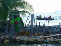 Panama, súostrovie San Blas, indiáni Kuna