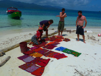 Panama, súostrovie San Blas, indiáni Kuna