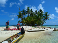 Panama, súostrovie San Blas, indiáni Kuna