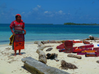Panama, súostrovie San Blas, indiáni Kuna